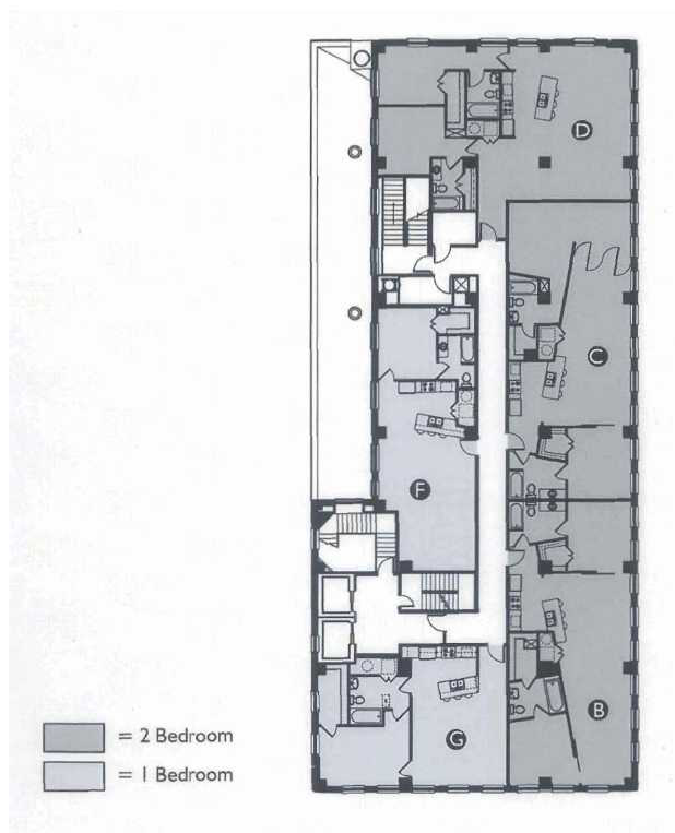 Proposed Plano del segundo piso - Barfield Bldg