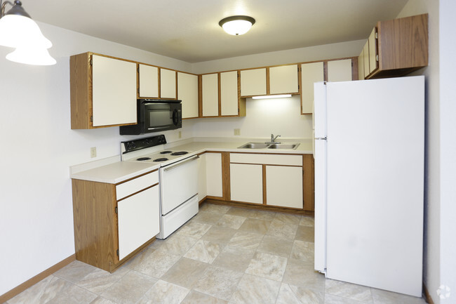 2HAB,1BA -900 ft²-Cocina - Timber Ridge Apartments