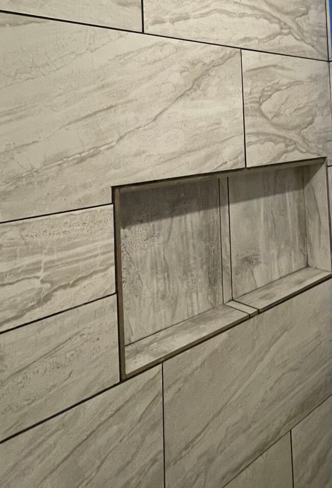 Built in shelf in shower - 2309 Split Rock Dr