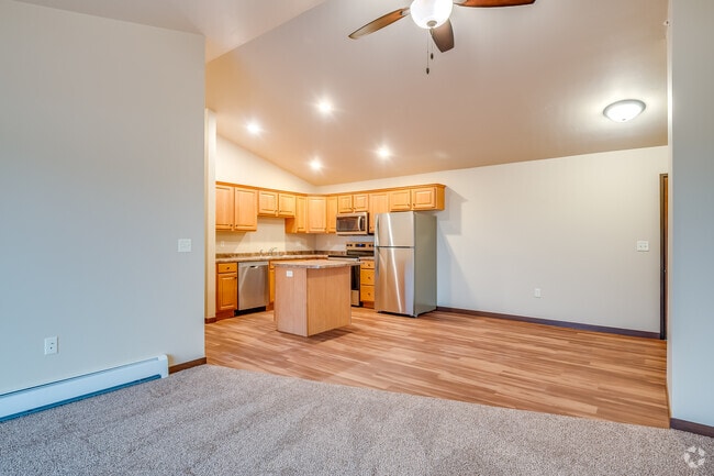 2BR, 2BA - 1,150SF - Living Room - East Mason Apartments