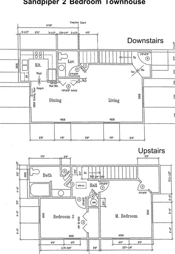 2HAB/1.5BA - Sandpiper Apartments