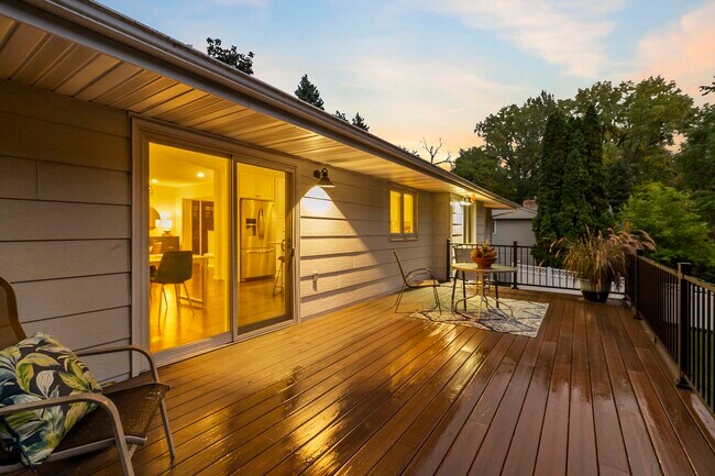 Lovely, large back deck. - 14317 Orchard Rd