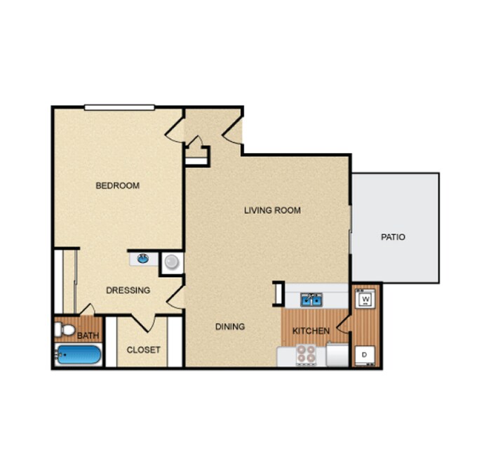 Building Photo - A4  1 Bedroom  1 Bathroom