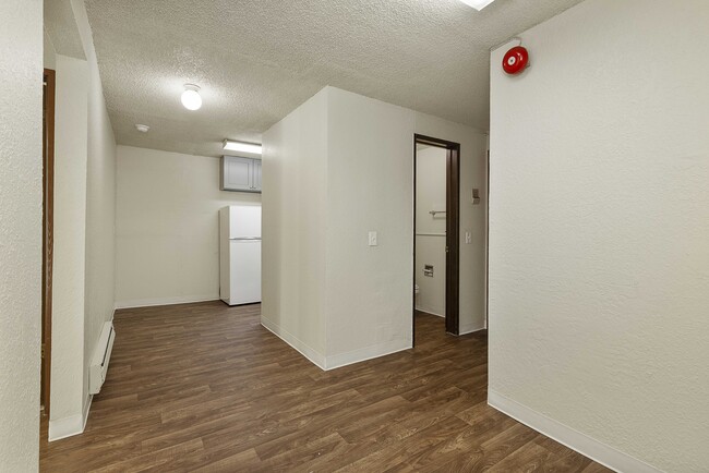 View from front entry - Badger Apartments