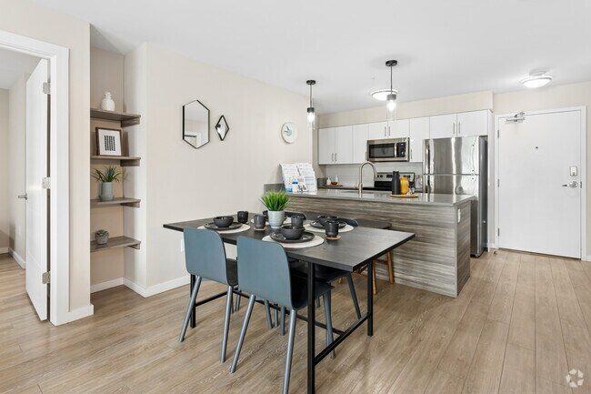2 chambres, 2 salles de bain + bureau - 88 m² - Salle à manger - G17 Apartments at Tamarack