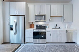 Studio - 575SF - Kitchen - Ironworks on Fox
