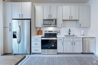 Studio - 575SF - Kitchen - Ironworks on Fox