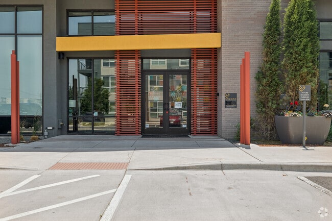 Entrance - Encore Evans Station Apartments
