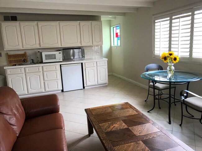 Kitchenette with microwave, mini-bar and apt-sized refrigerator (not shown) - 216 Onyx Ave