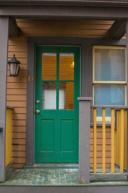 Entry Door and Porch - 231 E 9th St