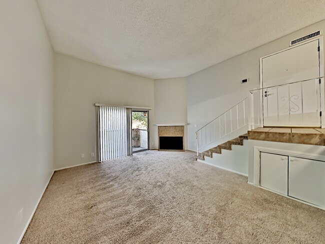 Living Room with view of balcony - 5500 Lindley Ave