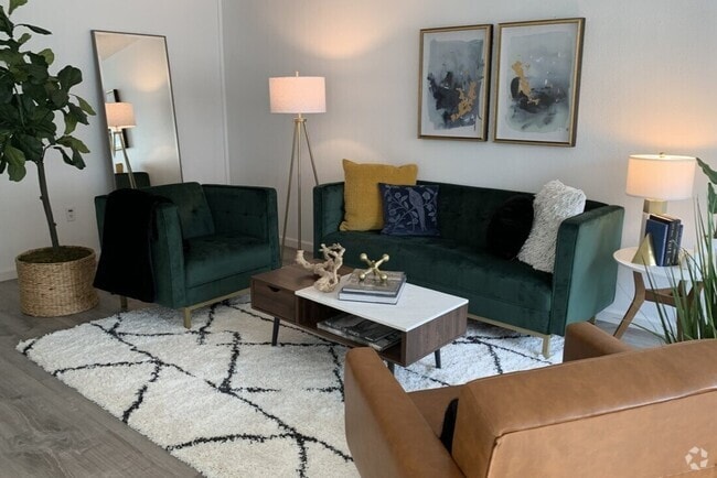 2BR Living Room - Mohawk Green Apartments