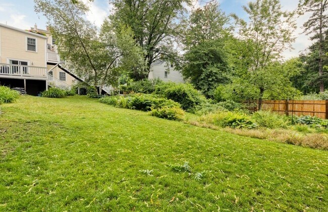 Shared backyard, partially fenced - 87 1/2 Market St