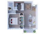 1 Bedroom Floor Plan A2