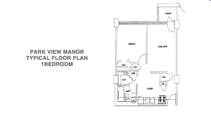 1BR/1BA - Parkview Manor Apartments