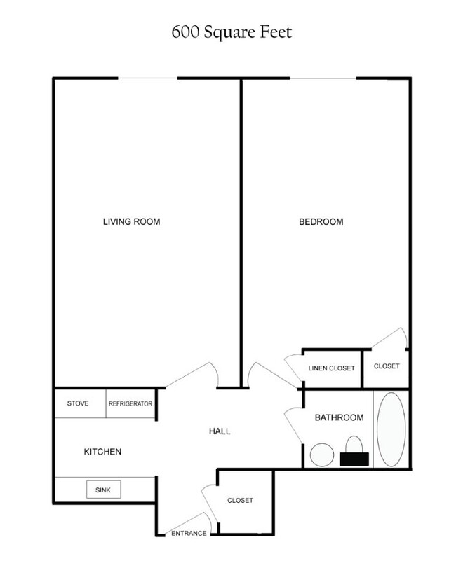 Una habitación estándar - University Commons Apartments