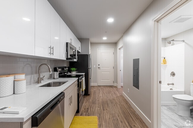 Estudio - cocina - Sage Allen Apartments