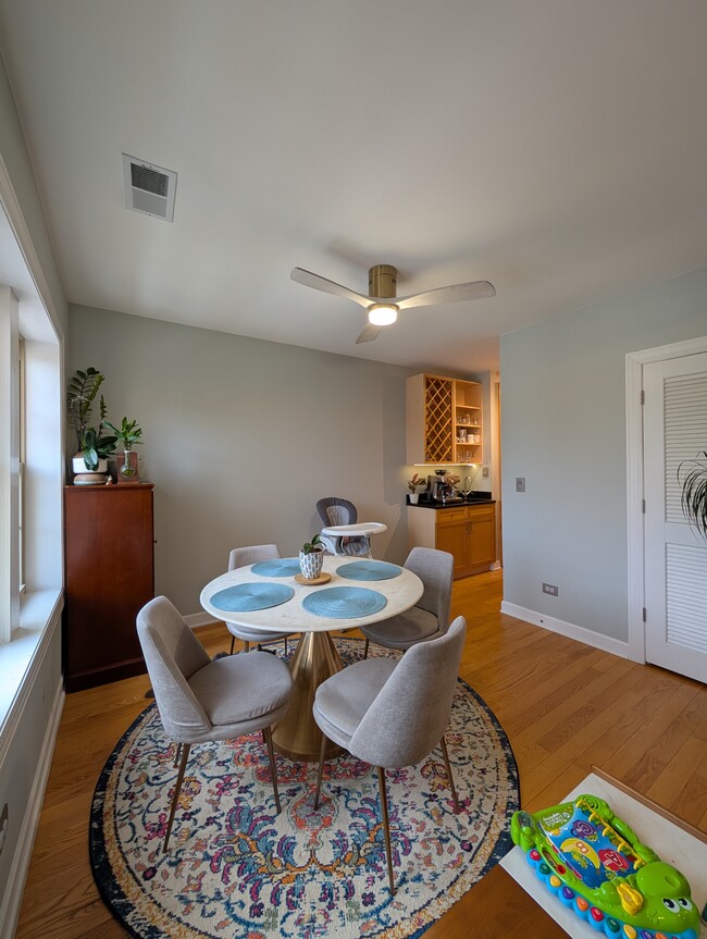 Dining area, Furnace Door - 6556 N Washtenaw Ave