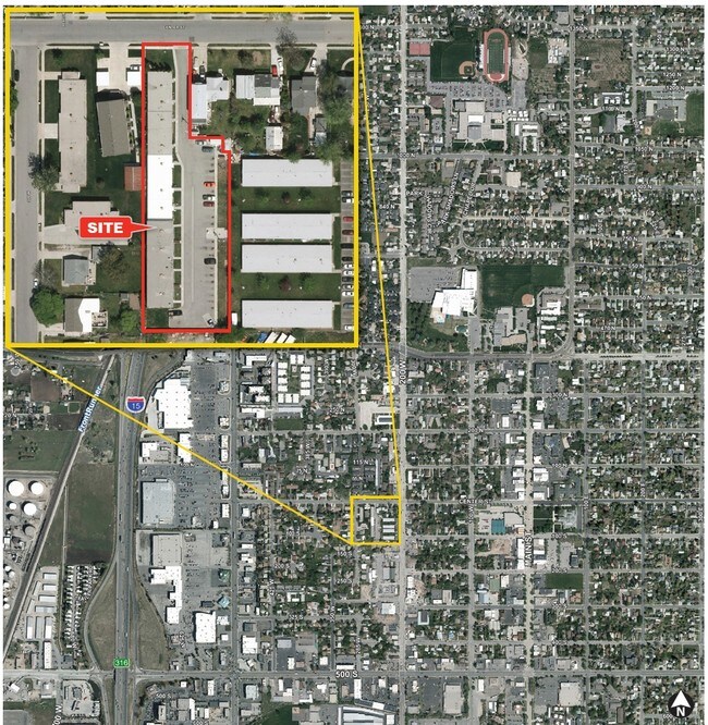Aerial Photo - 267 W Center St