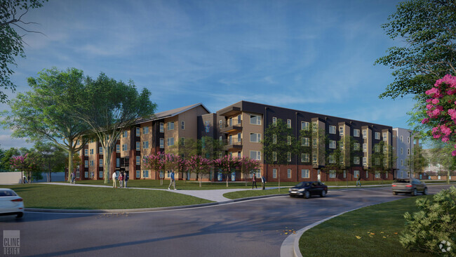 Exterior Rendering - Milner Commons