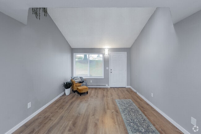 2BR, 1BA - 743SF - Living Room - Parkwood Terrace