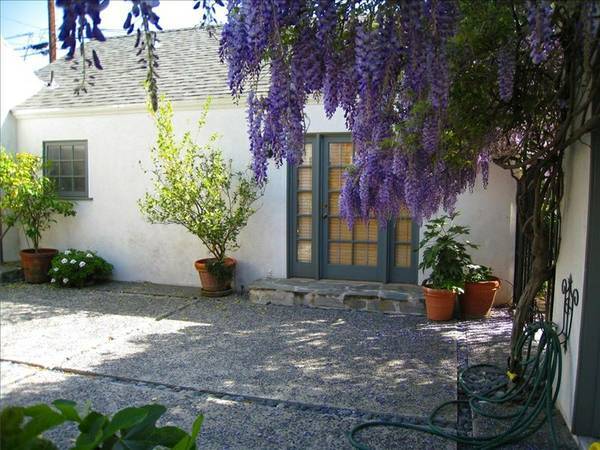 Courtyard Patio (French Door to Primary Bedroom and Bedroom 2/Family Room - 325 S Berkeley Ave