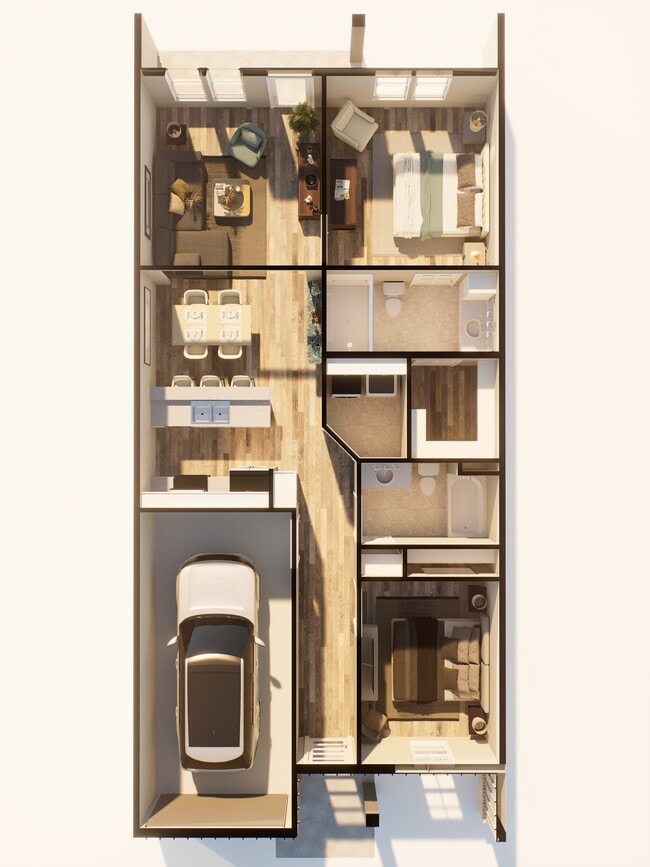 2-Bedroom Floor Plan - 355 Highway 30