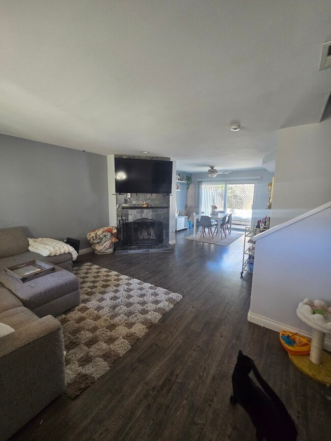 View from front door into living room and dining room - 1668 Grand Ave