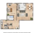 2 Bedroom 2 Bath B