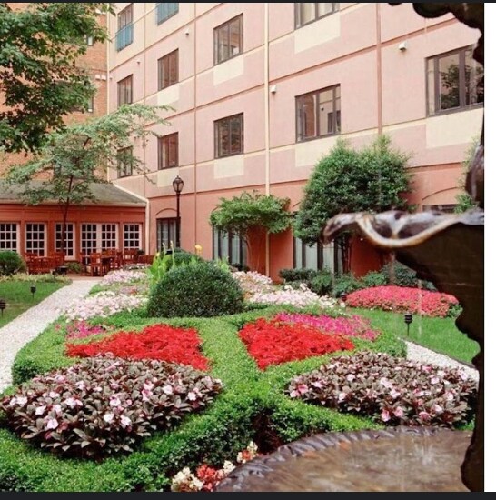 Courtyard - 1000 Fell St Apartment