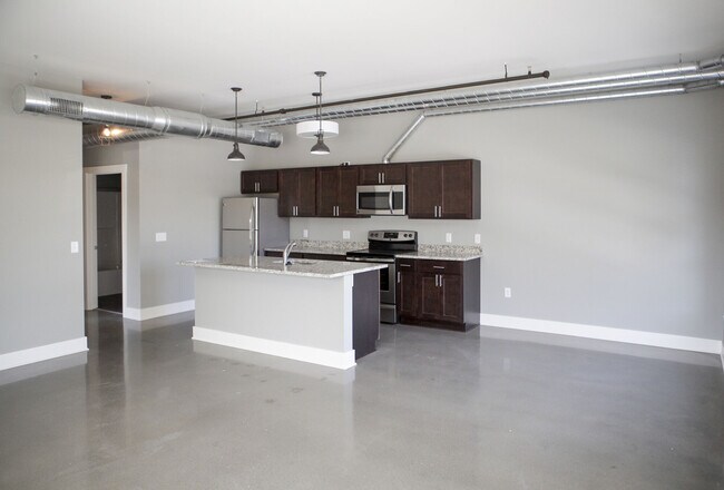 Gran isla de cocina - Lofts on Michigan