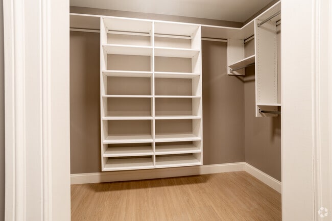 2BR, 2BA - 1,074SF - Primary Closet - Pointe Place Development