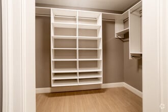 2BR, 2BA - 1,074SF - Primary Closet - Pointe Place Development