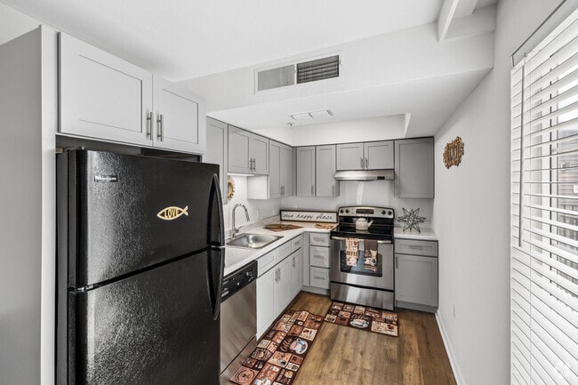 1 dormitorio, 1 baño - 536 pies cuadrados - Cocina - Hillside Senior Apartment Homes