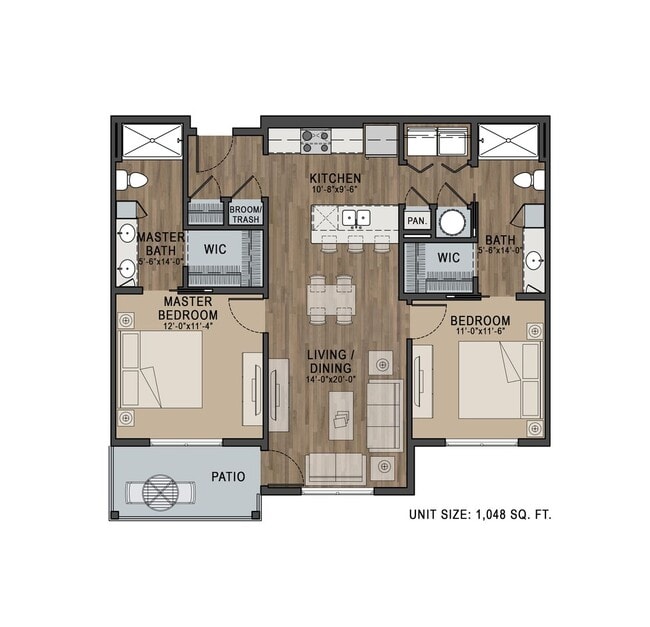 Interior Photo - Gaslamp Apartments