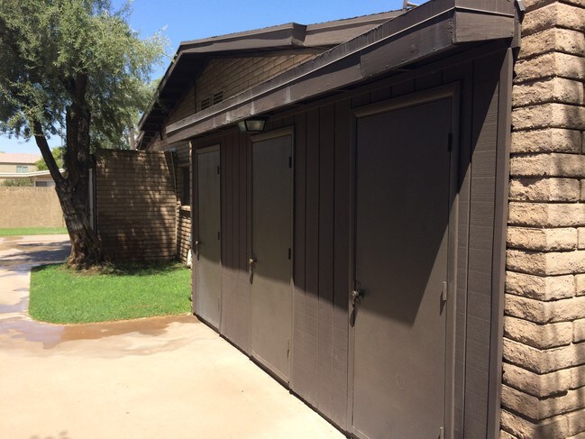 Storage unit for each property - North Central