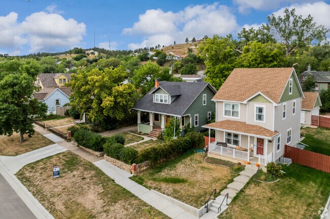 West Rapid City offers a small town suburban homes like foursquare and craftsman's.