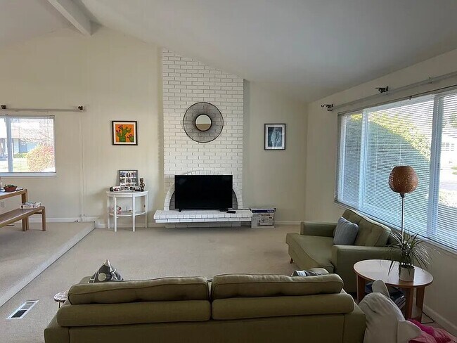 Living room with fireplace - 337 Barrow Ct