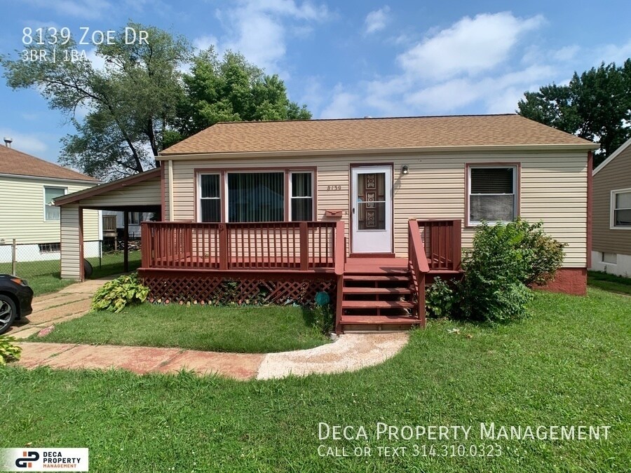 8139 Zoe Dr, Berkeley, MO 63134 House Rental in Berkeley, MO