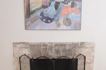 Fireplace in LR - 16509 Sunset Blvd