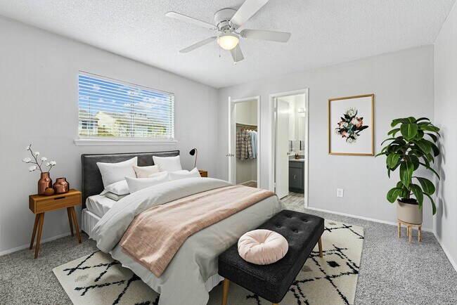 Dormitorio con amanecer otoñal - Autumn Sunrise