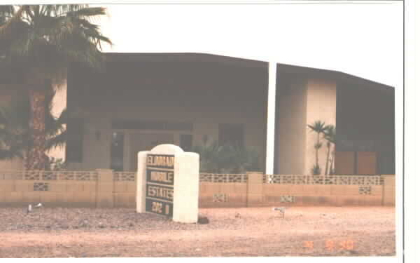 Front of Building - El Dorado Mobile Estates  