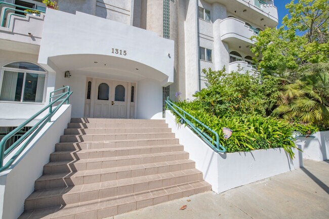Entry & gated garage entry - 1315 S Saltair Ave