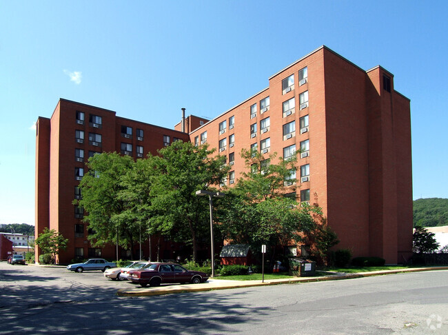 View from the northeast - Mill Pond Towers