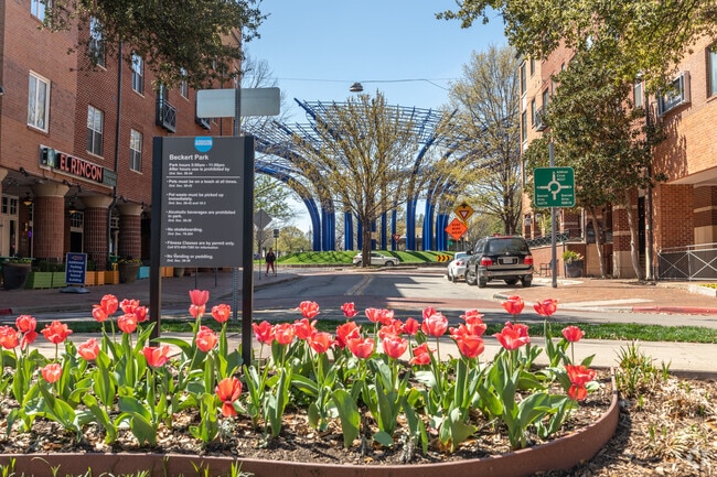 Addison Circle Park is a scenic spot for relaxation, recreation, and events.