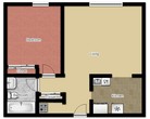 1 Bedroom Lower/Upper