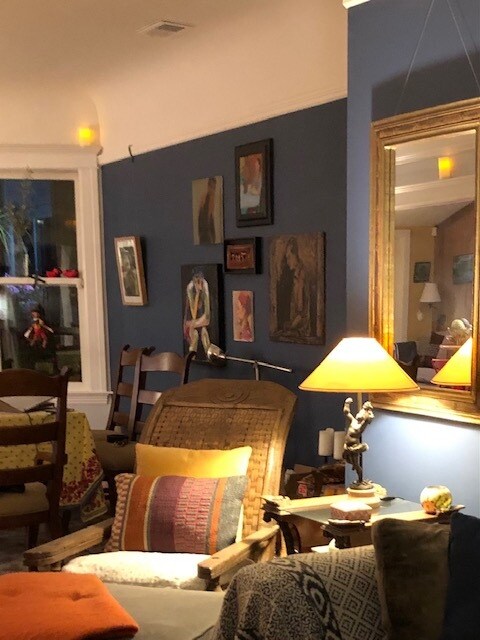 Living Room and Dining Room - 47 Duncan St