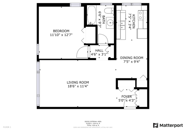 Plano de planta - George & Stevens Apartments