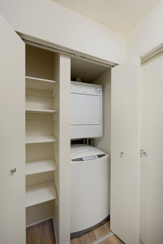 In-unit washer and dryer - eaves Fairfax Towers