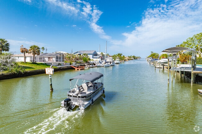 Boating is a popular activity in Hernando Beach.